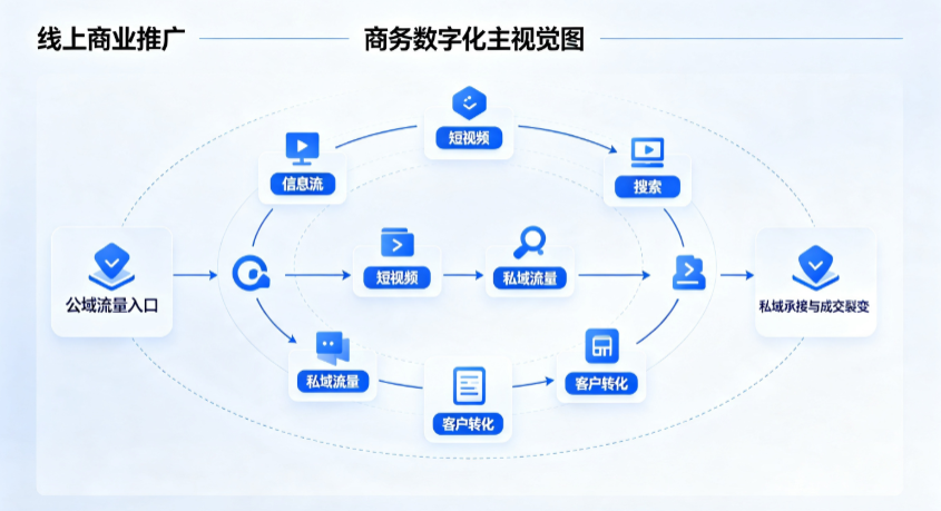 杭锦后旗线上商业推广怎么做？全域流量闭环搭建与低成本转化实战指南